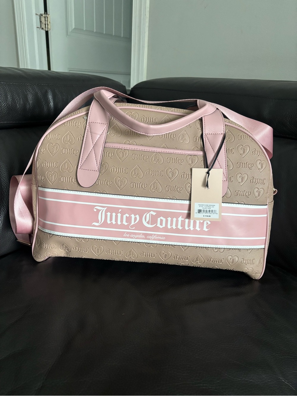 Juicy Couture Pink Weekender Bag